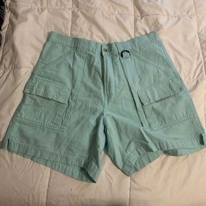 Men’s Columbia shorts size Large 7” inseam teal